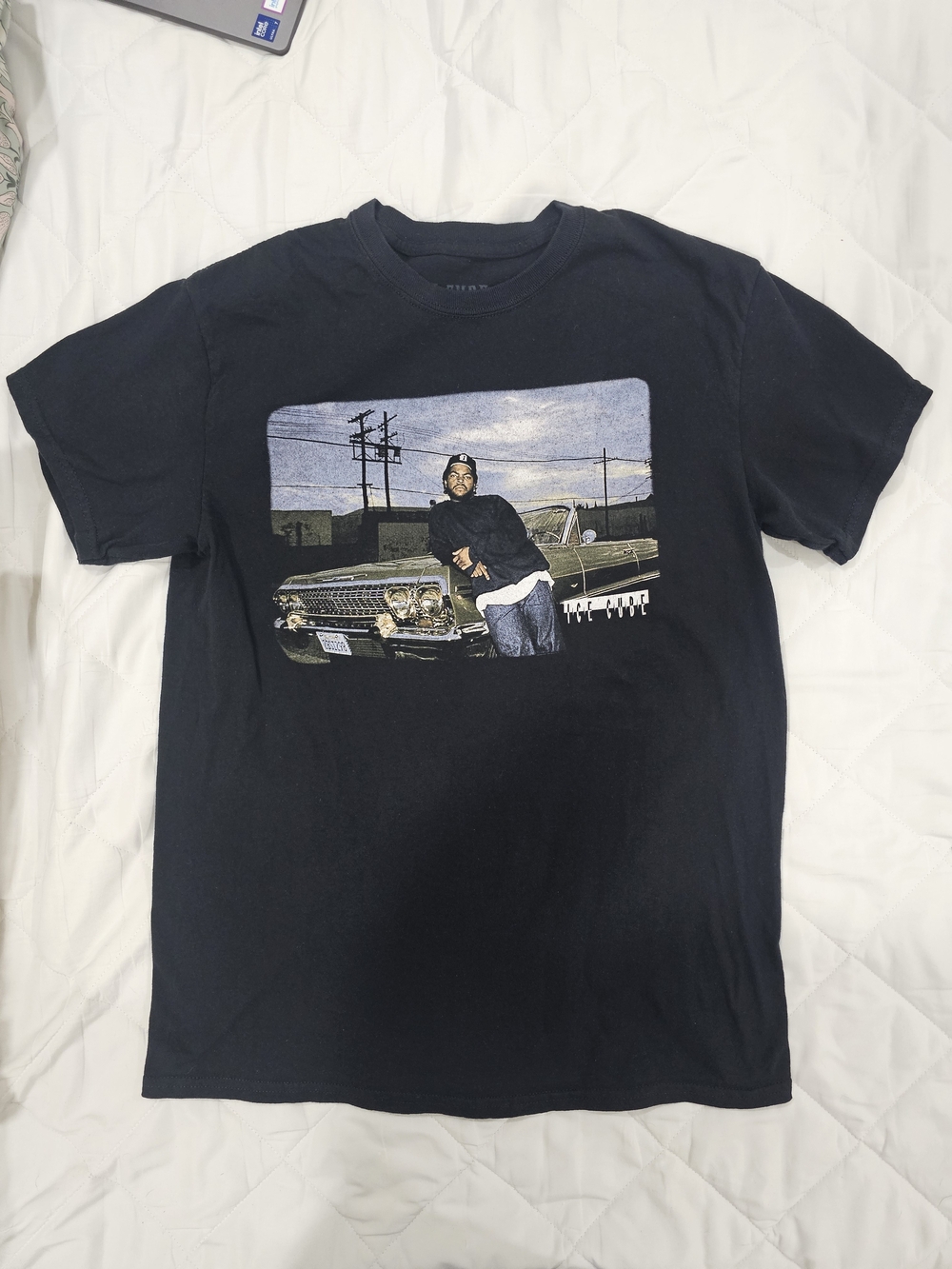 Ice Cube Black Graphic T-Shirt Size Women M Rap & Hip Hop Music Artist Tee